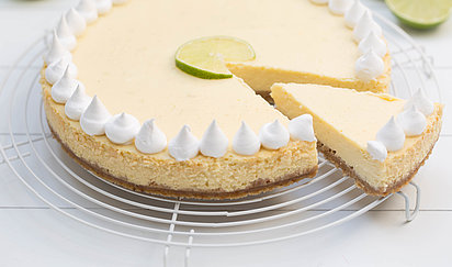 Limetkový cheesecake