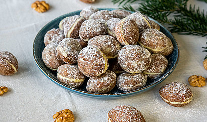 Plnené oriešky (recept Sladkej babky)