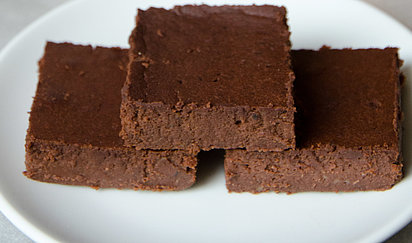 Gaštanovo-pomarančové brownies bez múky
