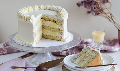 Torta s vaječným likérom
