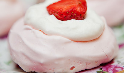 Ovocné mini pusinky (mini Pavlova)