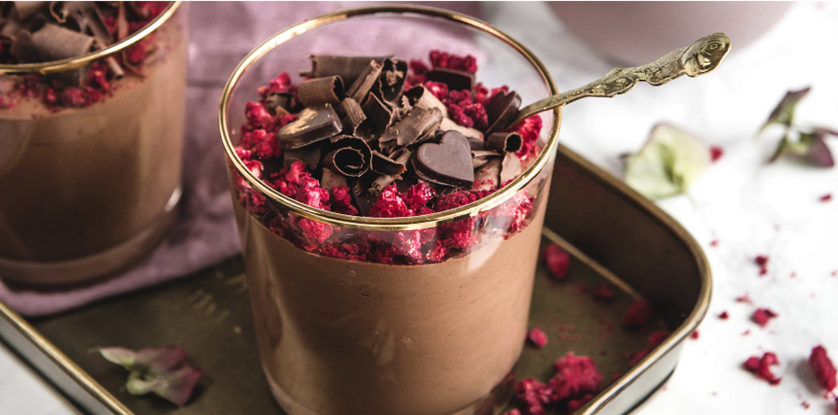 Valentínsky čoko mousse s chilli